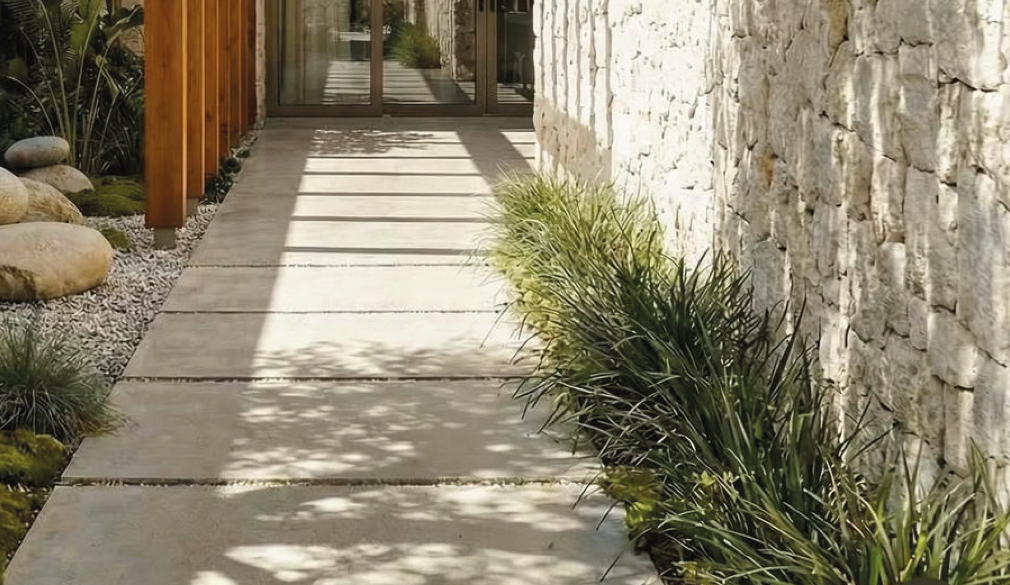 Zone des futurs passages extérieurs