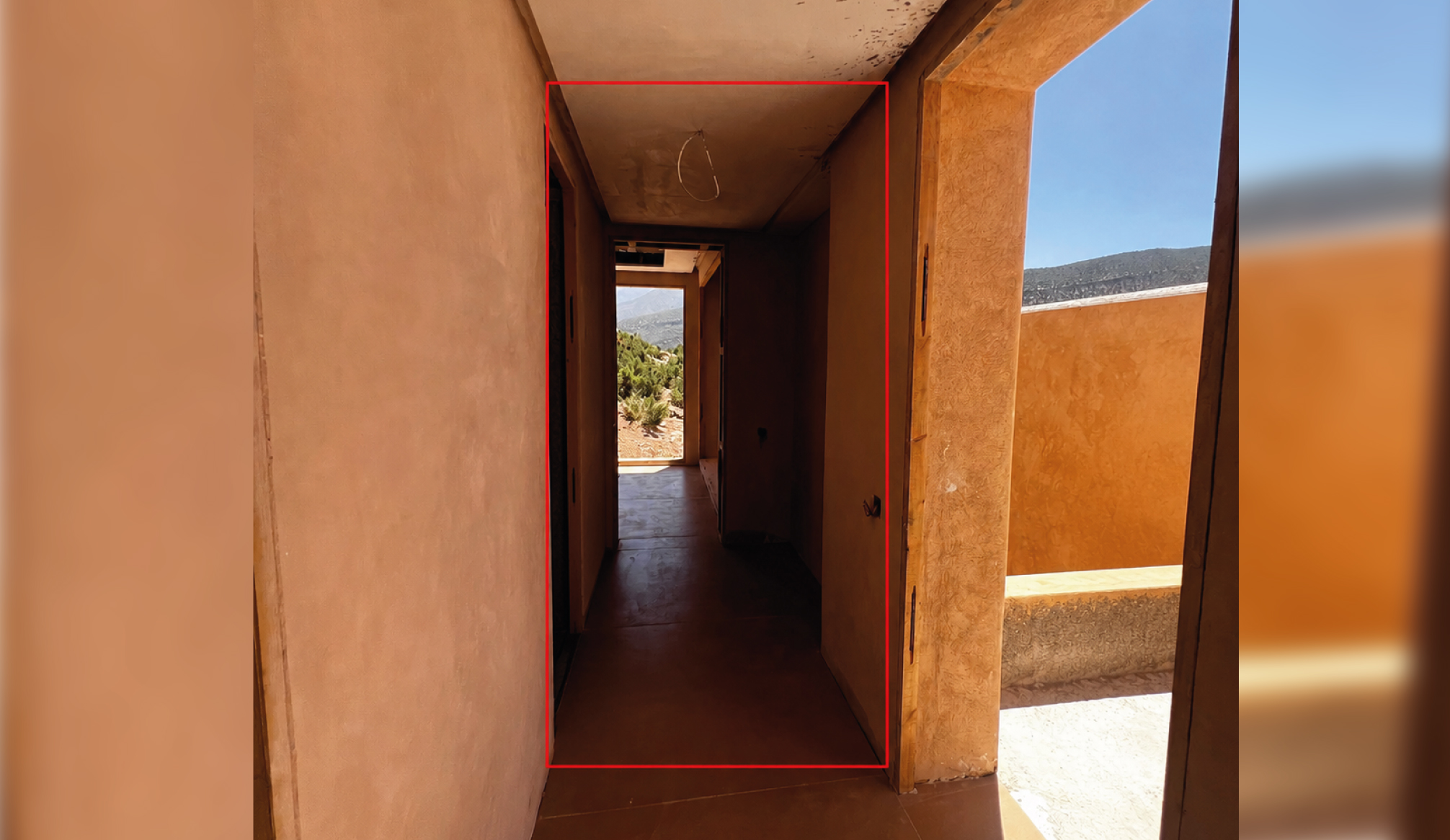 Emplacement de la suite à l’étage