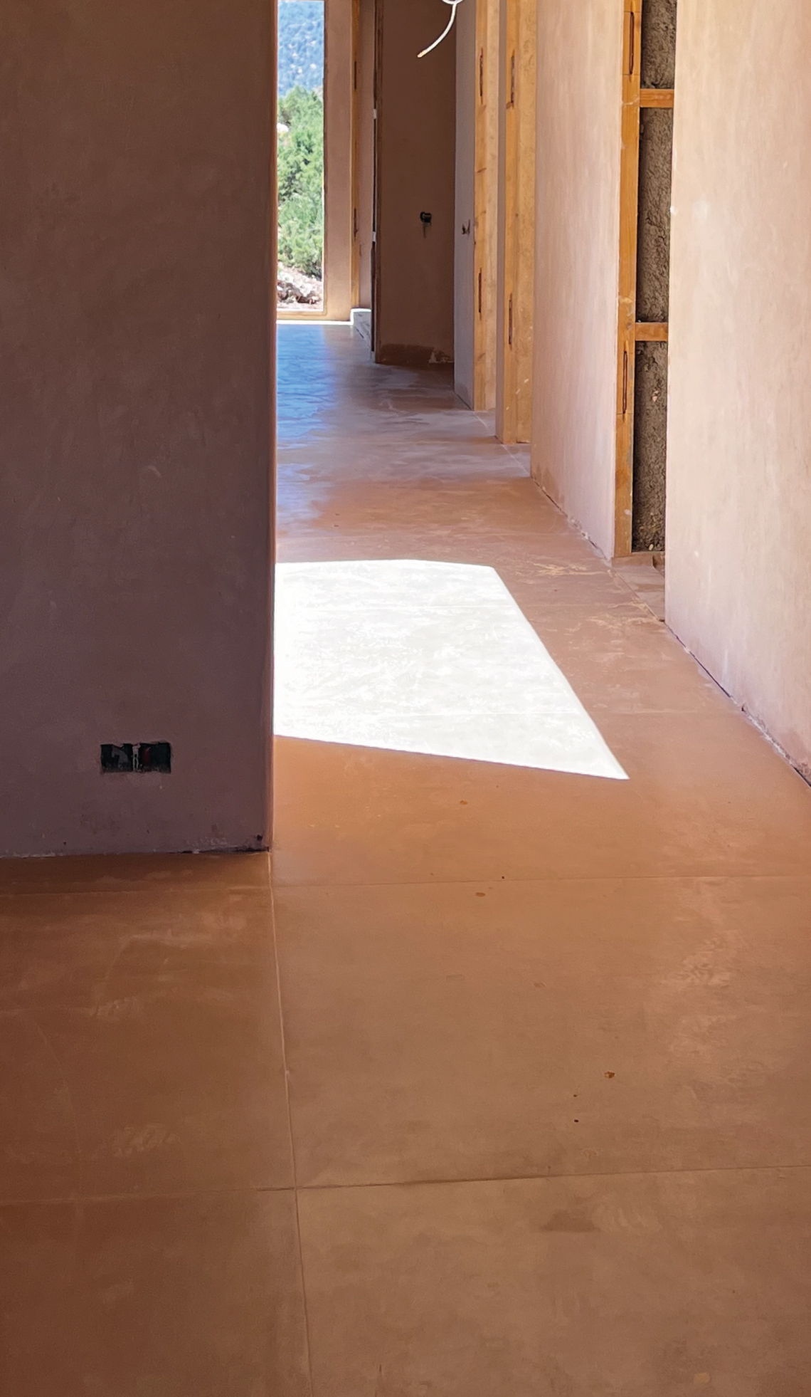 Travaux de carrelage en cours